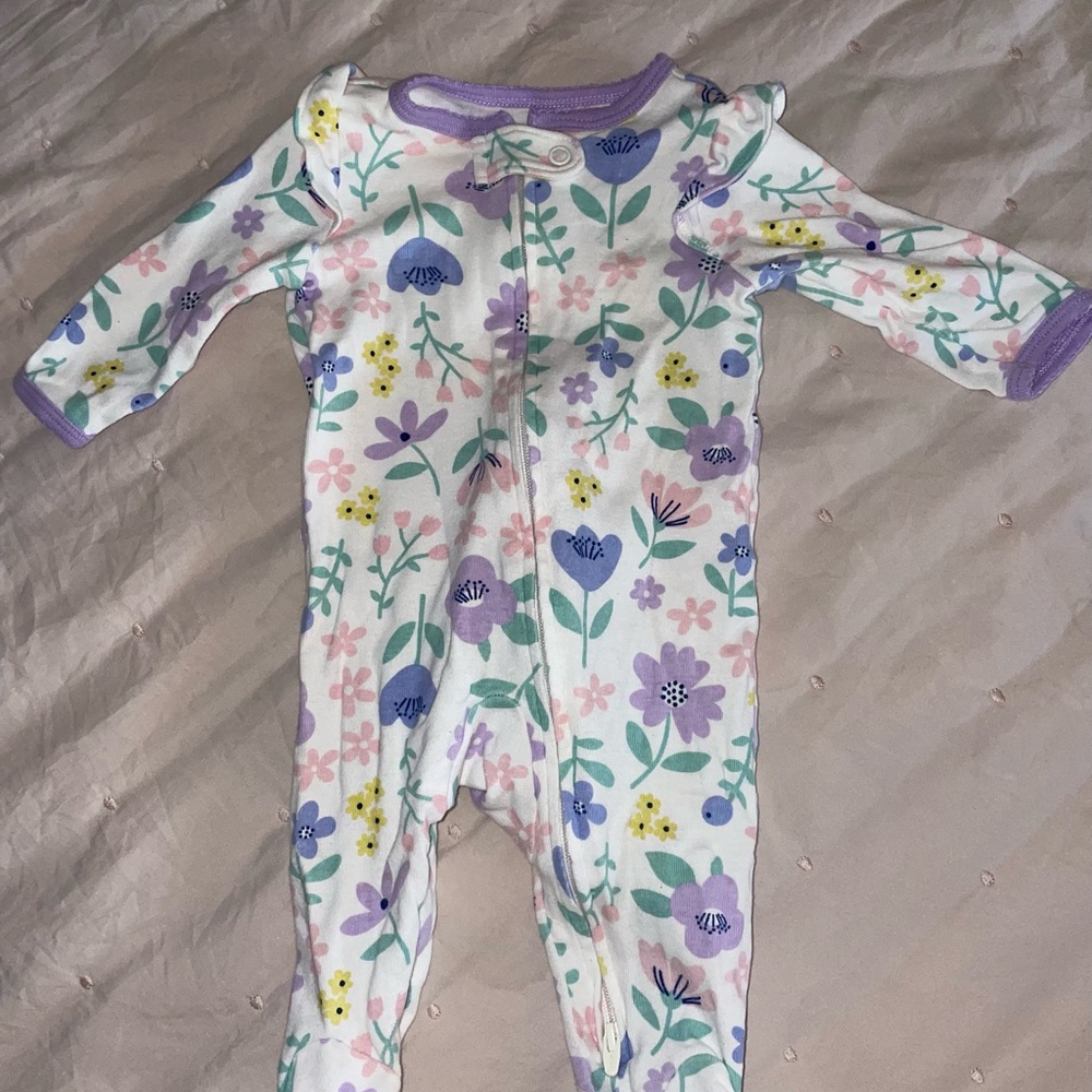 Floral onesie